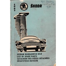 Seznam náhradních dílů Škoda OCTAVIA 1962