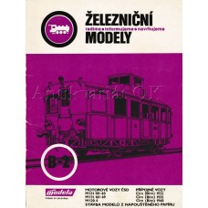 Železniční modely B - 2 Motorové vozy ČSD a  přípojné vozy
