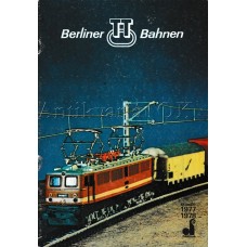 Berliner TT Bahnen katalog 1977-1978