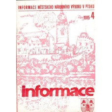 Informace MNV v Písku 1985