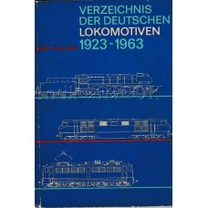 Verzeichnis der deutschen lokomotiven 1923-1963