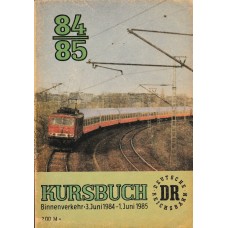 DR Kursbuch Binnenverkehr 3.Juni 1984 - 1. Juli 1985