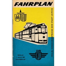 LVB Fahrplan Gültig ab 1. Januar 1965