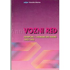 SŽ Vozni red  velja od 28.5.1995  do 1.6.1996 