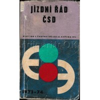 ČSD Jízdní řád 1973 - 74 Platí os 3.6.1973 do 25.5.1974