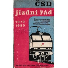 ČSD Jízdní řád 1979 / 1980 Platí od 27.5.1979 do 31.5.1980