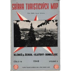 Sbírka turistických map číslo 19  - Kleneč p. Čerch.-Klatovy-Domažlice