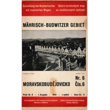 Sbírka turistických map se značkovanými cestami č. 6 Moravskobudějovicko