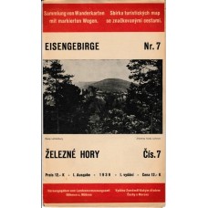 Sbírka turistických map se značkovanými cestami č. 7 Železné hory