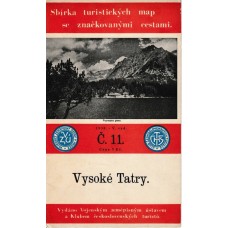Sbírka turistických map se značkovanými cestami č.11 Vysoké Tatry