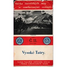 Sbírka turistických map se značkovanými cestami č.11 Vysoké Tatry
