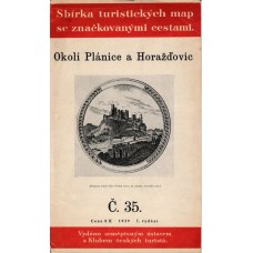 Sbírka turistických map se značkovanými cestami č.35 Okolí Plánice a Horažďovic