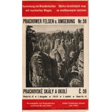 Sbírka turistických map se značkovanými cestami č.59 Prachovské skály a okolí