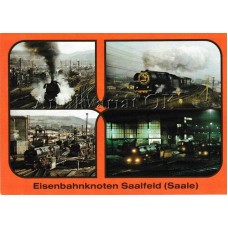 Bahnhof Saalfeld/Saale mit BR 44, 01 0501 mit P 8012