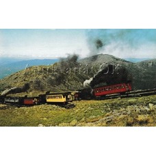 A BUSY DAY AT THE MT. WASHINGTON COG RAILWAY 