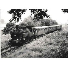 Parní lokomotiva 524.1109 u Rumburka 30.7.1974