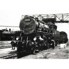 Parní lokomotiva 456.159 v Ostravě 4.7.1970