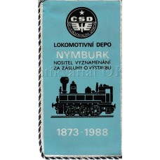 Vlaječka ČSD Severozápadní dráha Lokomotivní depo Nymburk 1873-1988 
