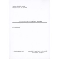 ŽSR 1. zmena cestovného poriadku 2005/2006 platí od 26.3.2006