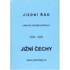 Jízdní řád LOD 2004-5 Jižní čechy