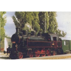 Parní lokomotiva 354.1217 (Všudybylka) v žst. Brno - Slatina