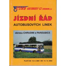 Jízdní řád autobusových linek 10.6.2001-14.12.2002