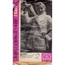 Modely střihové služby VKUS - Dámský pletený kabátek