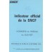 Indicateur officiel de la SNCF 1976 Horaires du Resau du SUD-EST