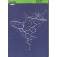 Indicareur officiel de la SNCF 1985 - OUEST