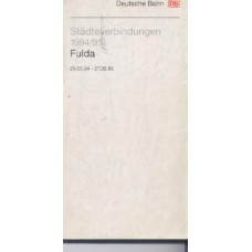 DB Stadteverbindungen 1994/95 Fulda 29.5.94-27.5.95
