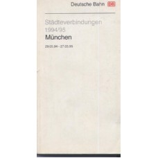 DB Stadteverbindungen 1994/95 Munchen 29.5.94 - 27.5.95