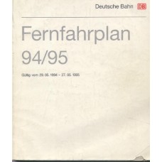 DB Fernfahrplan 98/95 vom 29.5.1994 - 27.5.1995