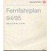 DB Fernfahrplan 98/95 vom 29.5.1994 - 27.5.1995