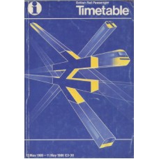 British Rail Passenger Timetable 13 May 1985 - 11. May 1986