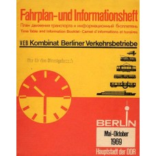 Fahrplan-und Informationsheft BERLIN Mai-Oktober 1969