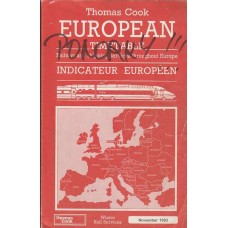 Thomas Cook European Timetable November 1993