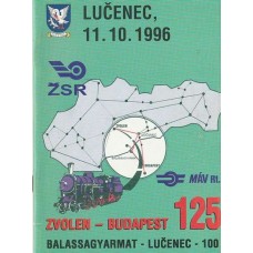 125 rokov železničnej trate Zvolen - Lučenec - Budapest a