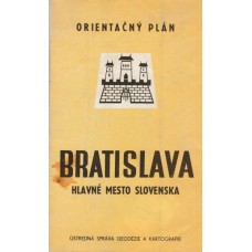Bratislava - orientační plán 1:10000